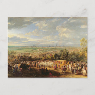 Louis XIV i Österrike i Arras Vykort