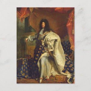 Louis XIV i Royal Costume, 1701 Vykort