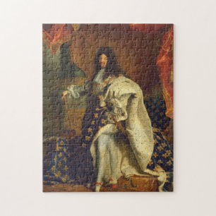 Louis XIV i Royalet Costume, 1701 Pussel