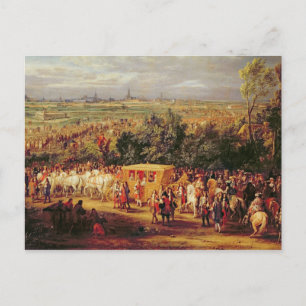 Louis XIV och Marie-Therese of Vykort