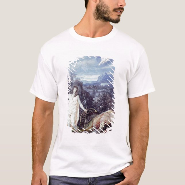 Louis XIV som Apollo, Slayer av pytonormen Tee (Framsida)