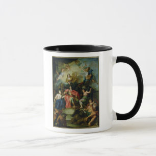 Louis XIV som krönas av härlighet, c.1686 Mugg