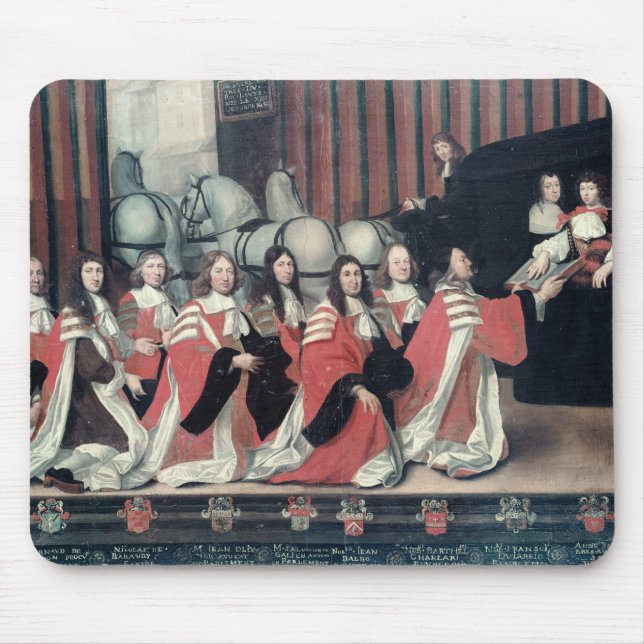 Louis XIV som mottas av sheriffarna i Toulouse Musmatta (Framsidan)