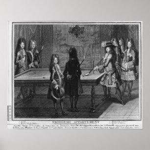 Louis XIV spelar miljardspel med sin bror Poster