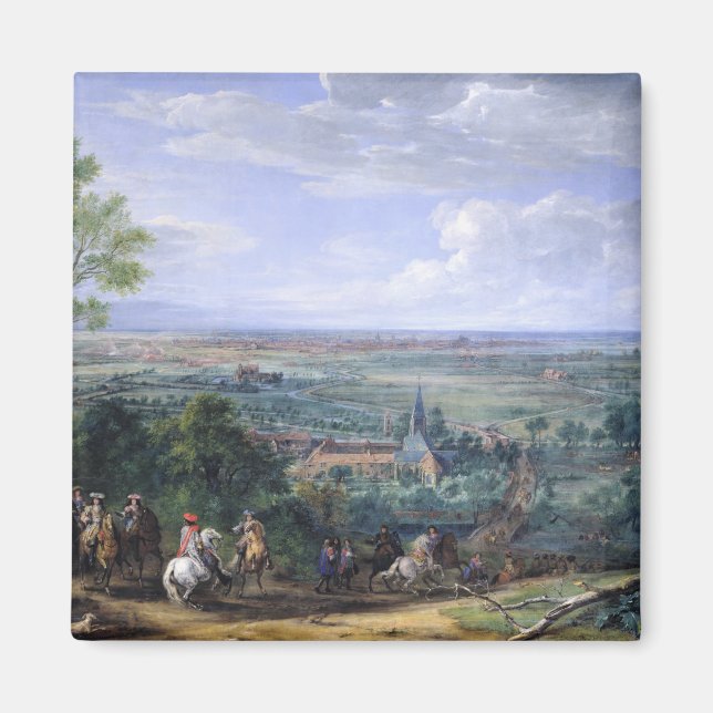 Louis XIV vid Siege Lille intill Magnet (Framsidan)