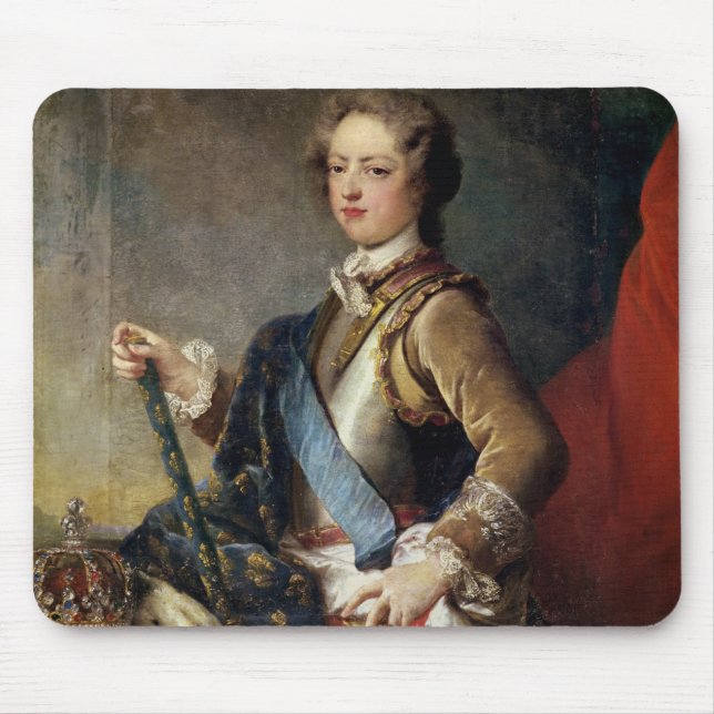 Louis XV åldrades 15, efter 1725 Musmatta (Framsidan)
