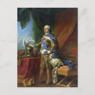 Louis XV Kung av Frankrike & Navarre, 1750 Vykort