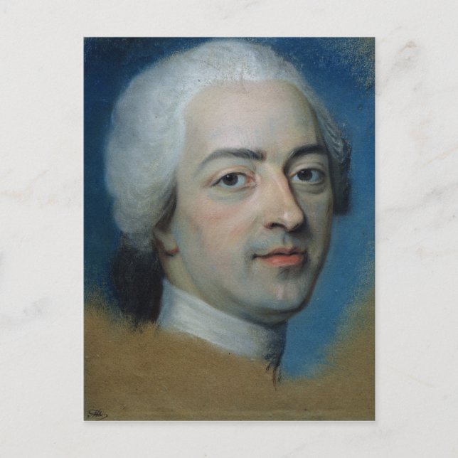 Louis XV Kung av Frankrike och Navarre, efter 1730 Vykort (Framsida)
