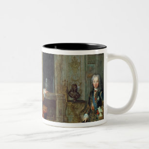 Louis XV och regenten, Philippe II Två-Tonad Mugg
