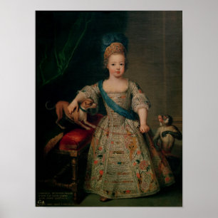 Louis XV som ett barn, 1714 Poster