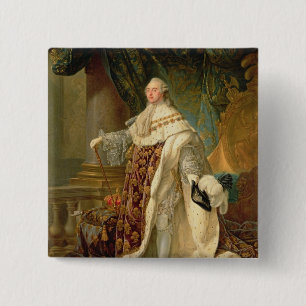 Louis XVI (1754-93) (olja på kanfas) Knapp