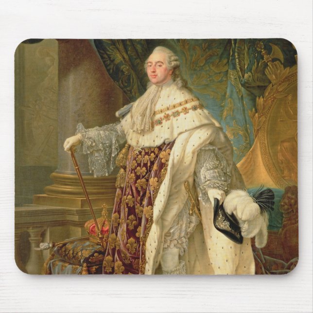 Louis XVI (1754-93) (olja på kanfas) Musmatta (Framsidan)