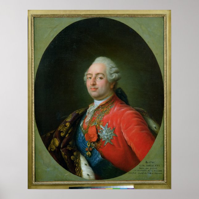 Louis XVI 1786 Poster (Framsidan)