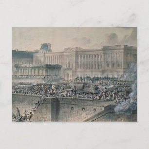 Louis XVI ankomst framför Vykort