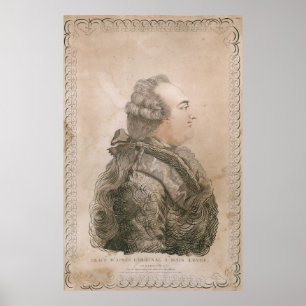 Louis XVI av frankriken av Joseph Bernard Poster