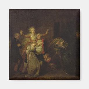 Louis XVI bjuda avsked till hans familj Magnet