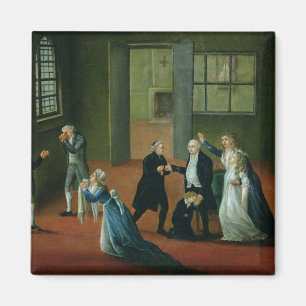 Louis XVI bjuda avsked till hans familj Magnet