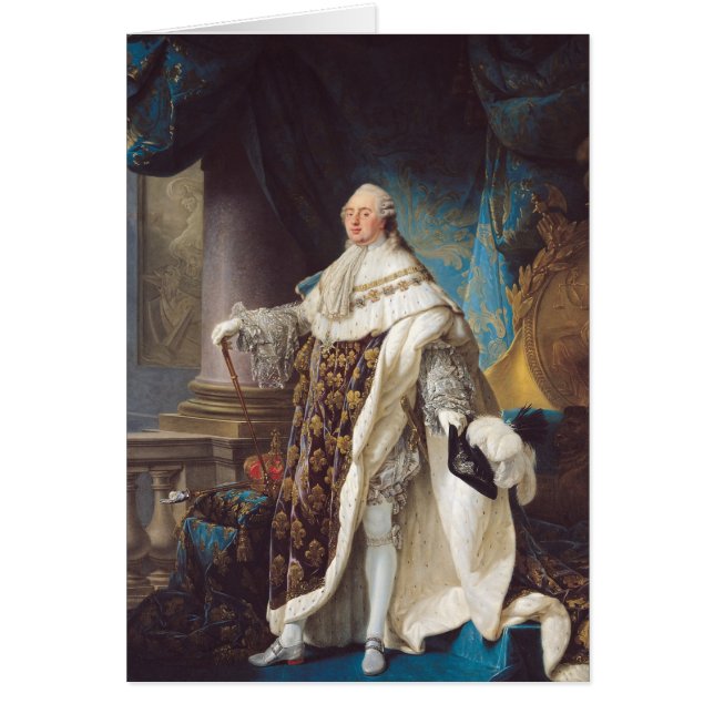 Louis XVI Hälsningskort (Framsidan)