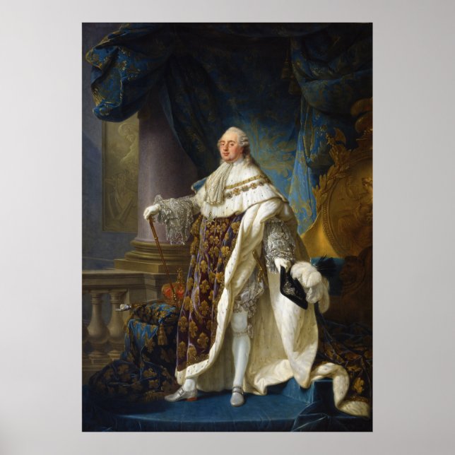 Louis XVI Kung av Frankrike och Navarre (1754-1793 Poster (Framsidan)