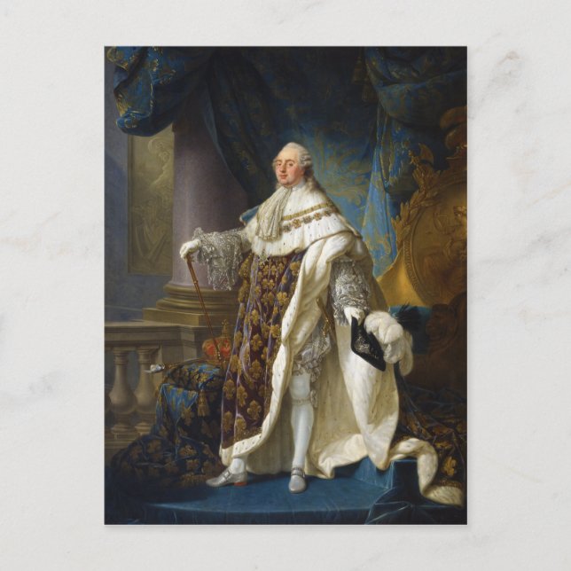 Louis XVI Kung av Frankrike och Navarre (1754-1793 Vykort (Framsida)