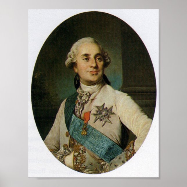 Louis XVI Kung av Frankrike Poster (Framsidan)