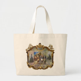 Louis XVI & Marie Antoinette GNISTRA Spegel Large  Jumbo Tygkasse