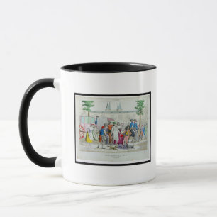 Louis XVI och hans familj som tas till tempelet Mugg