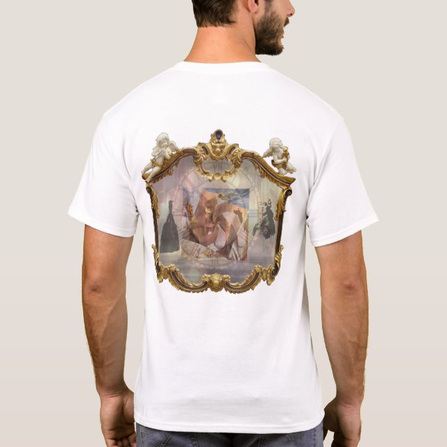 Louis XVI och Marie Antoinette GNISTRA Spegel 4 T Shirt (Baksida)