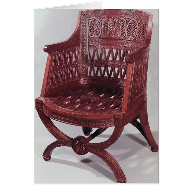 Louis XVI stilfåtölj Hälsningskort (Framsidan)