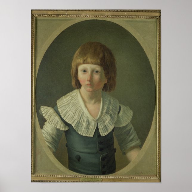Louis XVII åldras 8, vid Temple 1793 Poster (Framsidan)