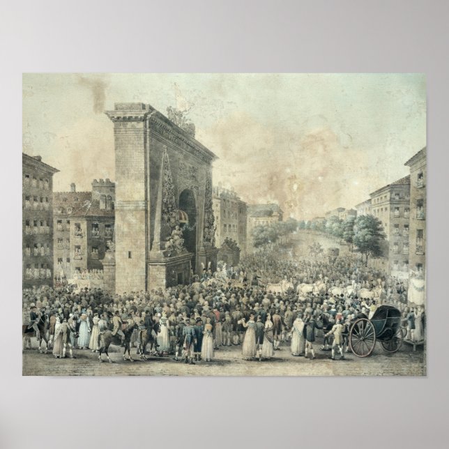 Louis XVIII genom Porte Poster (Framsidan)