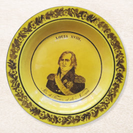 Louis XVIII Underlägg Papper Rund