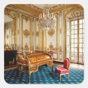 Louis XVS privata studie, 1753-60 Fyrkantigt Klistermärke