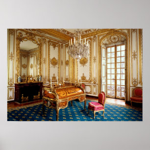 Louis XVS privata studie, 1753-60 Poster