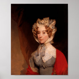 Louisa Adams Porträtt Poster