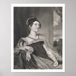 Louisa Catherine Adams (1775-1852) som inristas av Poster