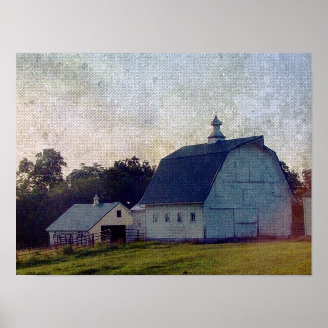 Louisa County Barns Poster (Framsidan)