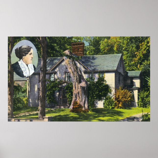Louisa May Alcott House Poster (Framsidan)