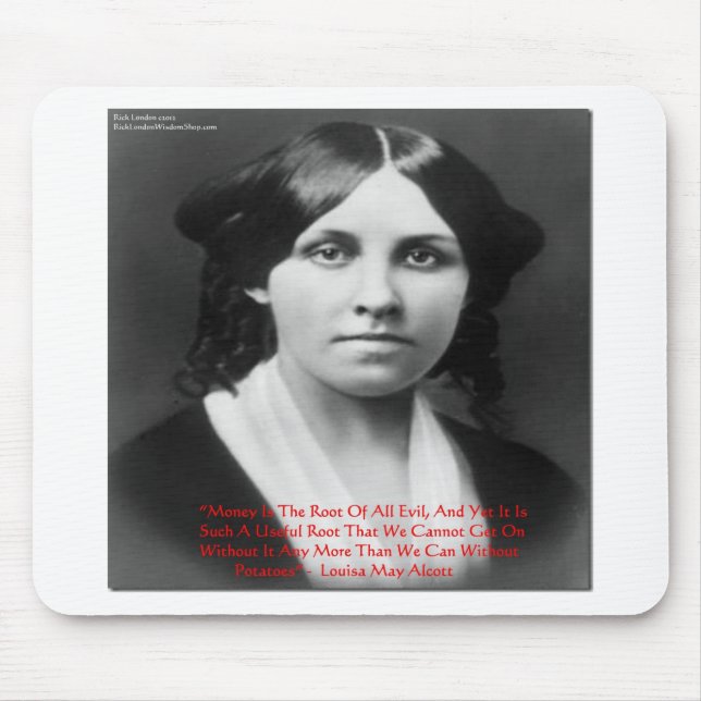 Louisa May Alcott "Pengar är roten till allt ont"  Musmatta (Framsidan)