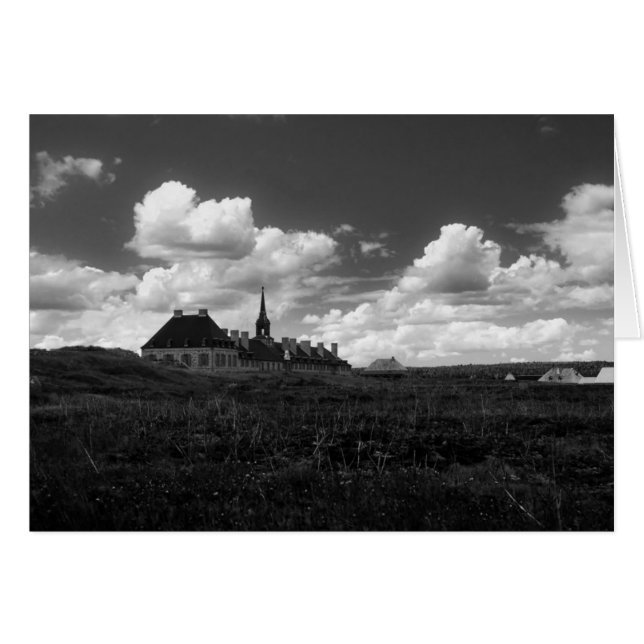 Louisbourgs fästning OBS kort (Framsidan Horizontal)