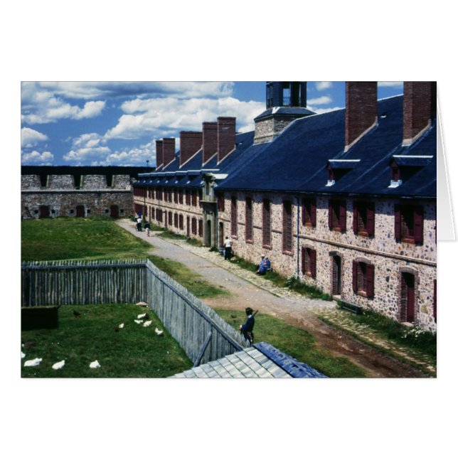 Louisbourgs fästning OBS kort (Framsidan Horizontal)