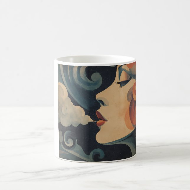 Louise alliance du glamour et de l'élégance  mug kaffemugg (Center)