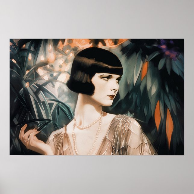 Louise Brooks Poster på 1920-talet (Framsidan)
