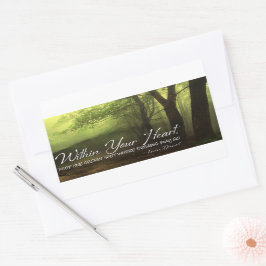 Louise Driscoll inspirationsoffert "inom" Rektangulärt Klistermärke