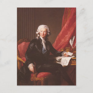 Louise Elisabeth Brun-Porträtt av Charles Calonne Vykort