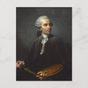 Louise Elisabeth Vigee - Joseph Vernets Porträtt Vykort