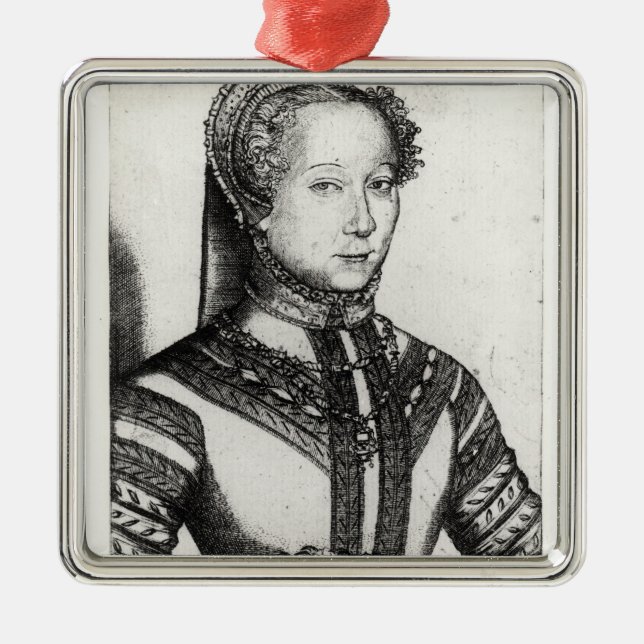 Louise Labe LaBelle Cordiere, 1555 Julgransprydnad Metall (Framsidan)