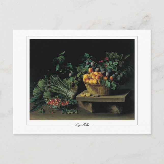 Louise Moillon #10 - Finkonstkort Vykort (Framsida)