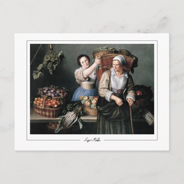 Louise Moillon #6 - vykort för konst (Framsida)