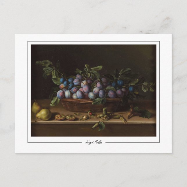 Louise Moillon #8 - vykort för konst (Framsida)